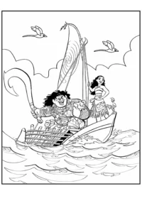 moana para colorir e imprimir