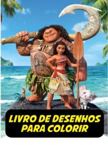 moana para colorir pdf