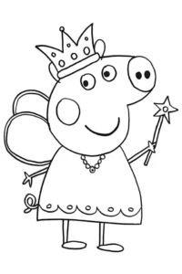 peppa para colorir