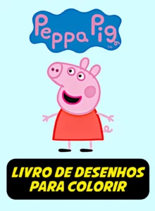 peppa pig desenho para colorir