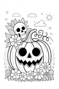 abobora halloween desenho