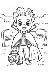 desenho de halloween assustador