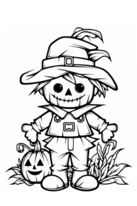 desenho para colorir halloween