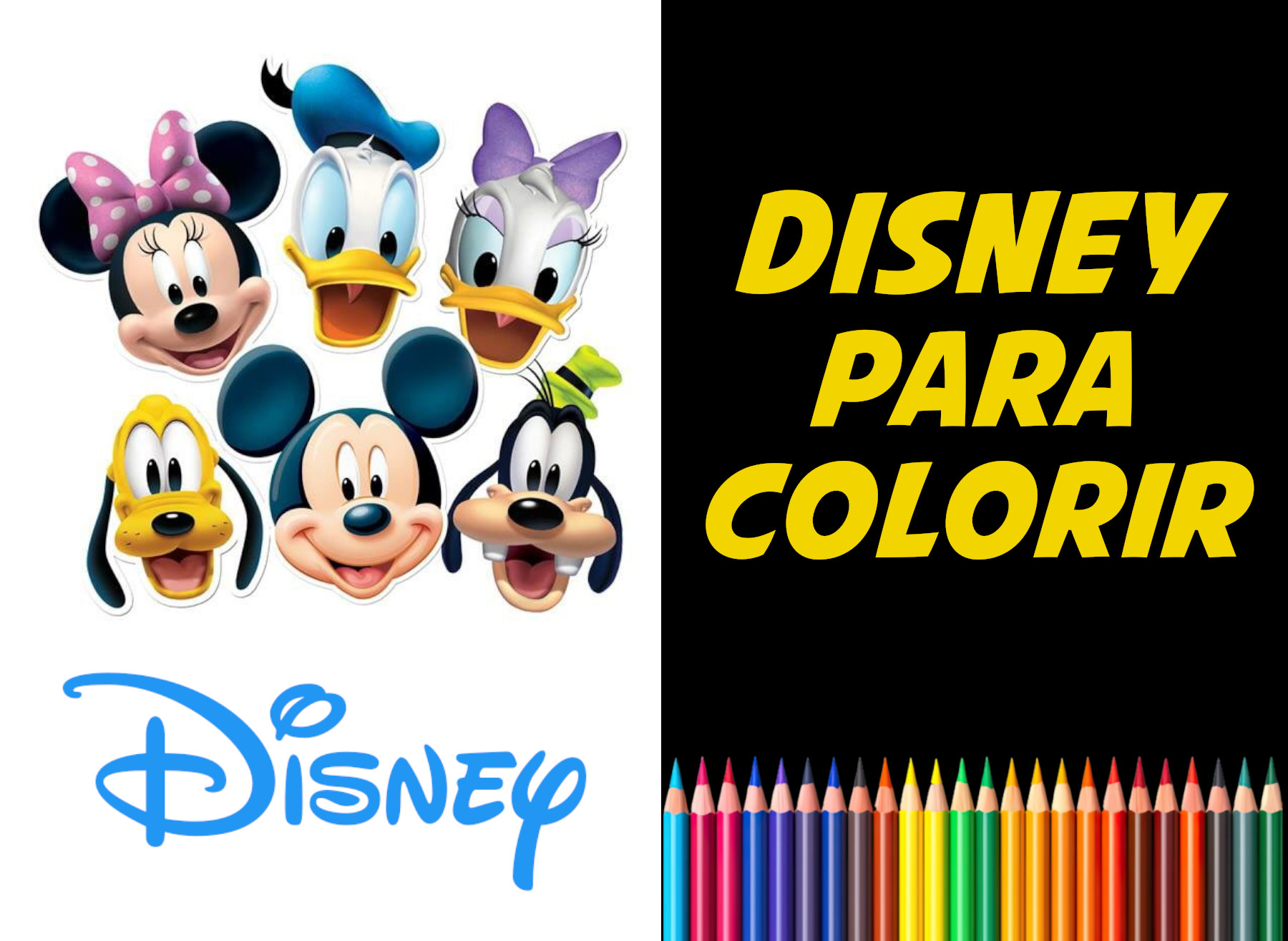 disney para colorir
