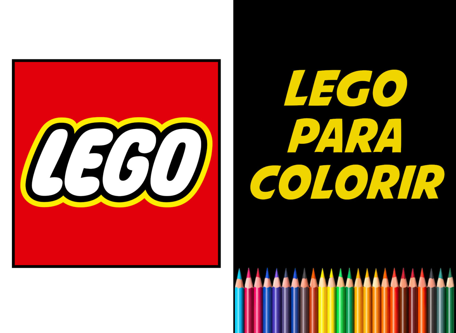 LEGO para colorir : 30 imagens para imprimir