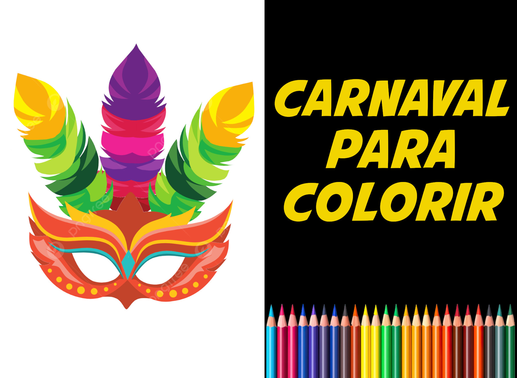 mascaras de carnaval para imprimir