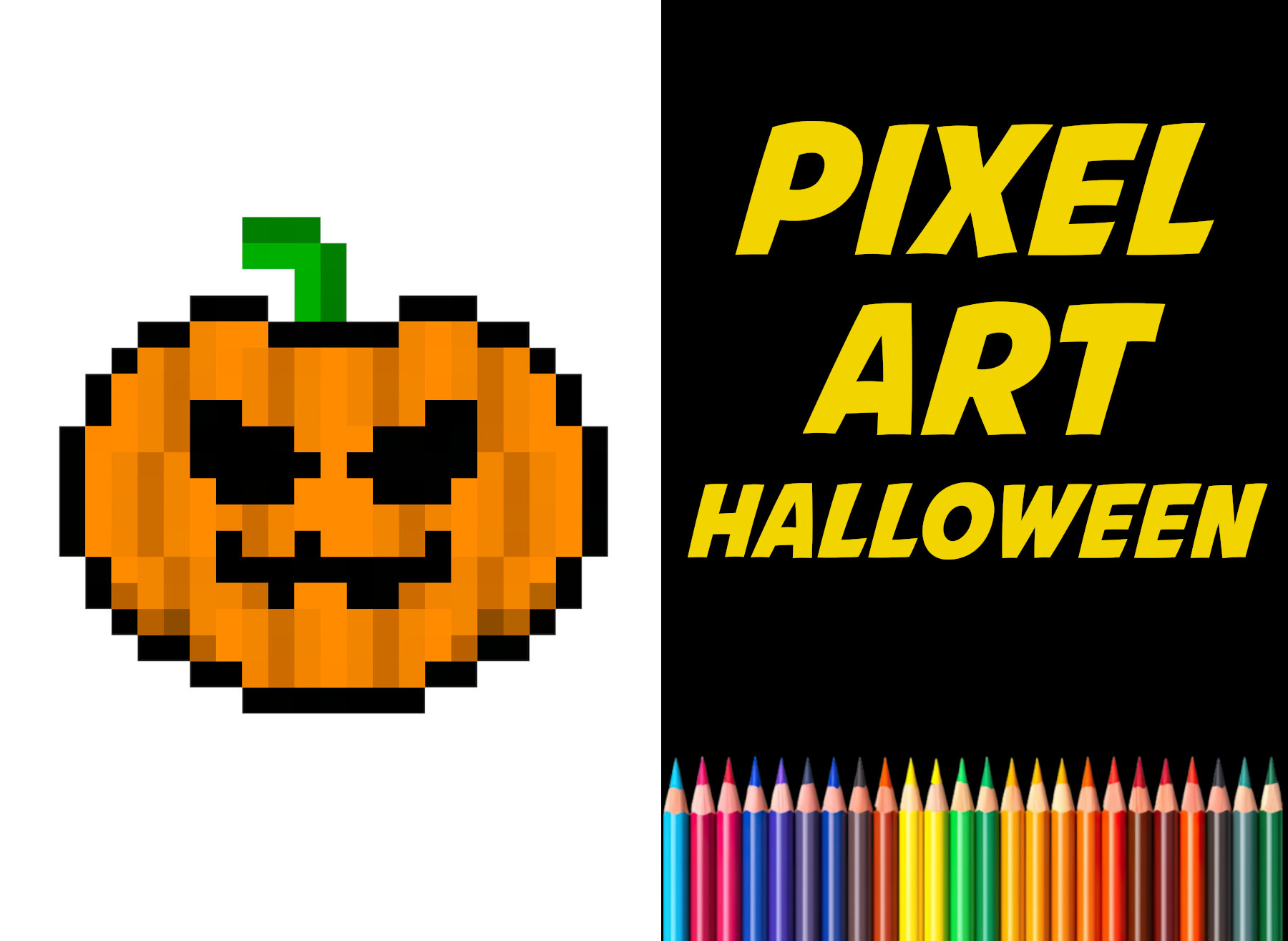 pixel art halloween