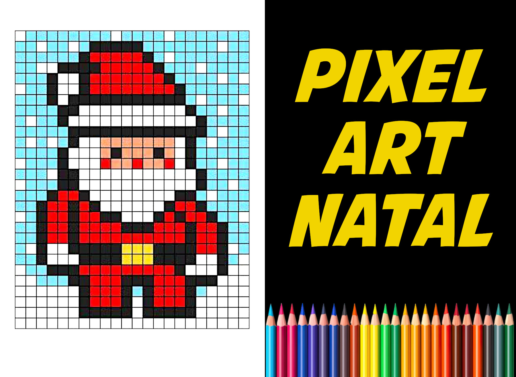 pixel art natal