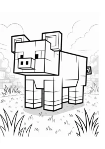 desenhos para colorir minecraft