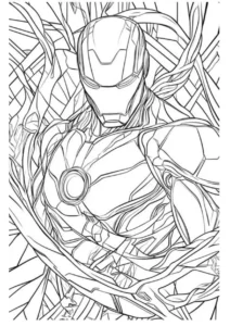 herois da marvel para colorir