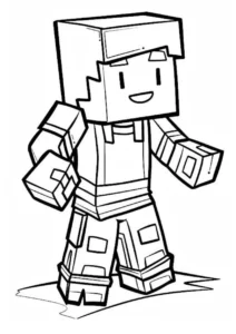 minecraft para colorir e imprimir