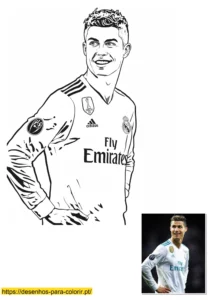 cristiano ronaldo colorir cristiano ronaldo colorir