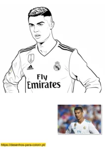 cristiano ronaldo para colorir cristiano ronaldo para colorir