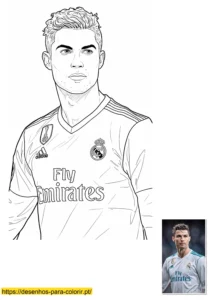 cristiano ronaldo para colorir cristiano ronaldo para colorir