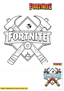 desenho fortnite para colorir​