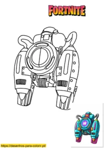 desenho fortnite para colorir