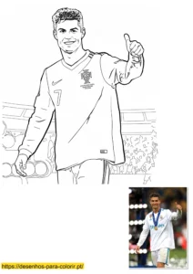 desenho para colorir cristiano ronaldo desenho para colorir cristiano ronaldo