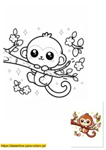 desenhos de animais fofos kawaii para colorir