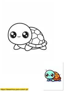 desenhos kawaii de animais para colorir