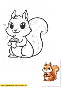 desenhos para colorir de animais fofos kawaii