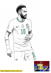 desenhos para colorir neymar desenhos para colorir neymar