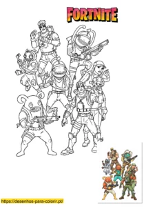 fortnite para colorir fortnite para colorir