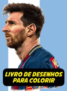 messi para colorir