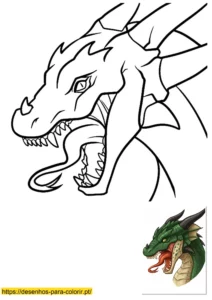desenho de dragao