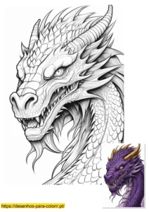 desenho de dragao