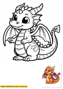 desenho dragao